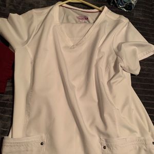 White scrubs